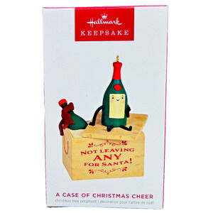 Hallmark CASE OF CHRISTMAS CHEER Keepsake Ornament‎ 2023 Case of Wine NIB